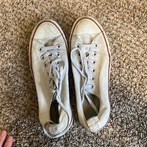 White Low-Top Converse